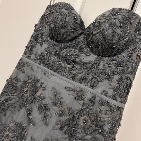 Blk Sheep Lace Overlay Lavender Dress - Picture 2 of 5